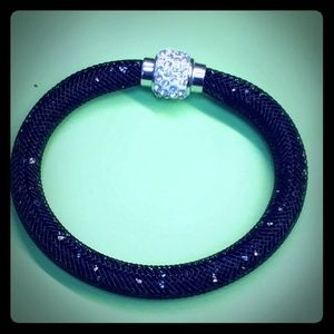 Magnetic Close Sparkle Cord Bracelet